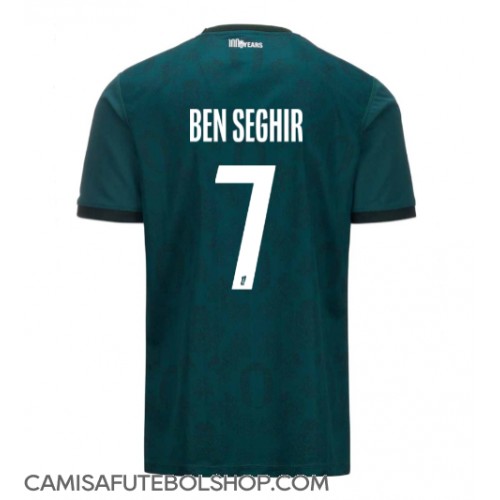 Camisa de time de futebol AS Monaco Eliesse Ben Seghir #7 Replicas 2º Equipamento 2024-25 Manga Curta